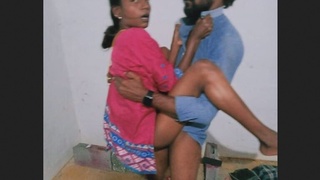 A passionate sexual encounter of a Tamil couple in a rural setting