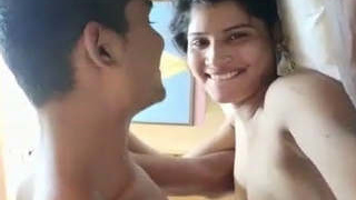 Indian spouse receives oral and penetrative sex in a sensual recording