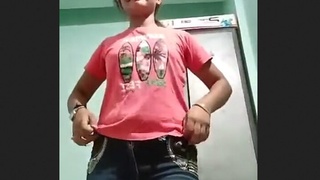 Reserved girl creates alternative video content to captivate her lover's interest