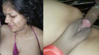 Stunning Indian wife loudly moans during passionate intercourse