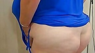 Obese grandmother on each side fat Bosom with the addition Say not for a day