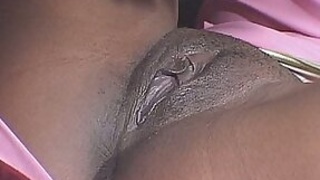 Shaved pussy is going to get punished big time and it's hot