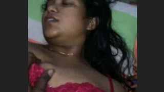 A bhabhi's exposed pussy gets roughly penetrated