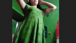 Newly added clips of stunning married Bengali woman