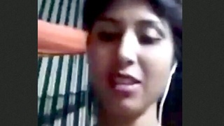 A village girl's intimate expression of affection