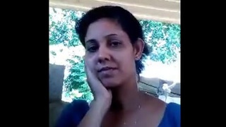 Stunning older wife displays her firm rear end