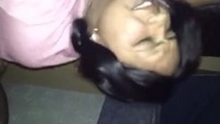 Desi aunty makes loud moans during dog style sex