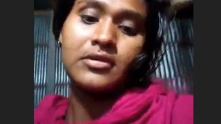 Bangladeshi village woman puts on a seductive display