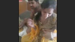 Indian homemaker disrobes and is covered in semen