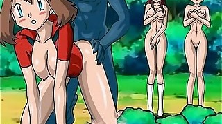 Pokemon parody hentai with taboo fucking and more