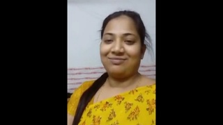 Steamy solo session of an attractive older woman in the bathroom