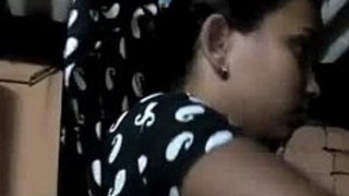 Secretly recorded Tamil beauty undressing and engaging in sexual acts