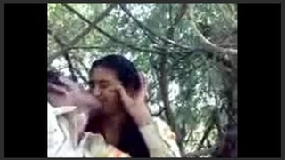 Japanese beauty with large breasts goes on an exciting adventure at the park