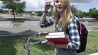 Tight Lil' Blondie Gets WRECKED On The Bang Bus! (bb14633)