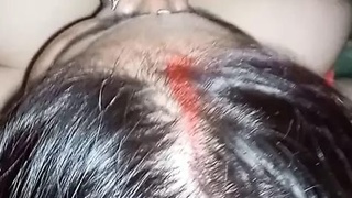 Indian housewives go wild in a rural setting