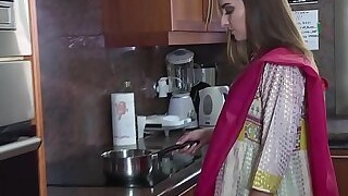 Newly married Indian bhabhi strips her salwar and loses her virginity with devar ji