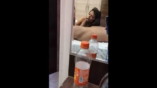 A youthful and unshaven spouse experiences riding position on top of her lover