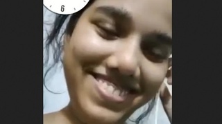 Stunning university woman experiences intense penetration during video chat