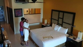 Indian pair engages in passionate lovemaking at a hotel