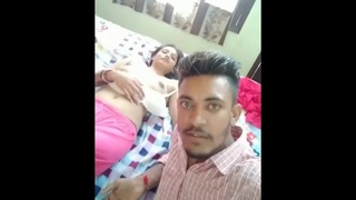 Passionate Bengali couples in a heated video