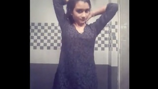 Wife's dominance in doggy style sex