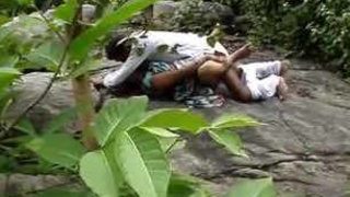 Randi's sensual open-air encounter