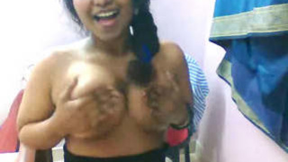 Curvy Indian beauty Lilly flaunts her hosiery collection