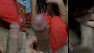 Dehati sucks the handle of oozing MMC video