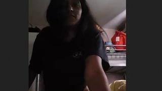 A Tamil bhabi's video gets recorded by a man