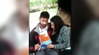 Tamil girl gives a hot blowjob outdoors in the park and got caught on camera. Desi MMC