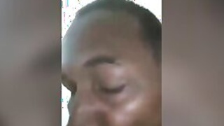 Horny dude shoving XXX cock in pussy at home