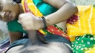 Indian village sex Bhojpuri jerk-off blowjob