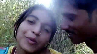 Indian village lovers discovered having sex in open air