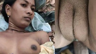 Sexy wife enjoys outdoor sex with friend