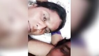 Dehati couple calls in with boob show