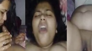 Hot lush-breasted Bhabhi fucks her husband's stepbrother