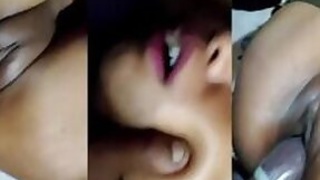 Attractive girl gets her pussy Desi XXX very hard nailed