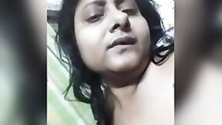 Busty wife Bangla shows her tits in the MMC movie