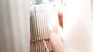 Married wife Desi shoots her nude video outdoors