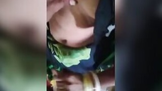 Local mature Indian slut gets her tits and pussy licked by fingers MMS