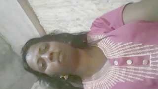 Village girl from India reveals her intimate parts