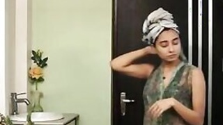 Spicy bitch Desi takes a shower and gets a hard anal fuck from her XXX boyfriend