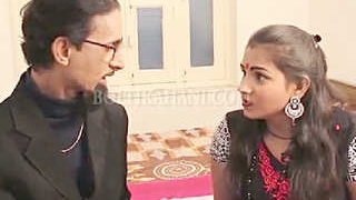 A village girl gets seduced by her father in a low-cut dress