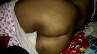 Indian wife cheating with lover, revealing breasts, vagina, and buttocks