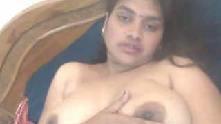 Deepa's intimate moment in a traditional sari