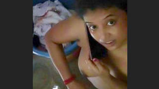 Cousin's secret recording of sister bathing and talking on the phone