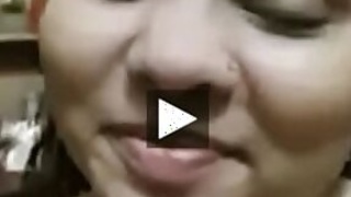 Aunt Keralite's big-breasted selfie video taken for her secret boyfriend