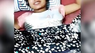 Amateur XXX video with stunning beauty, giving a blowjob to the guy