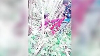 Desi's outdoor slut sex was caught on a webcam