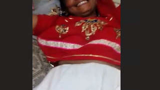 Indian prostitute vigorously penetrates client's anus with force